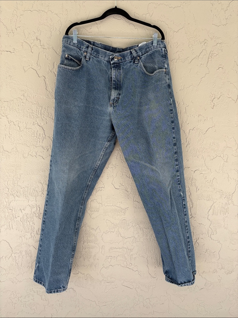 Wrangler Straight Fit Men's Denim Jeans - Light Blue